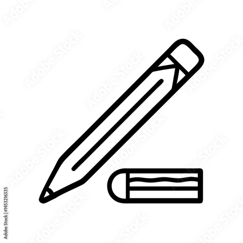 Pencil icons symbolize creativity and artistic expression. Essential for drawing, writing, and educational themes, these designs reflect the art of communication through simple tools.