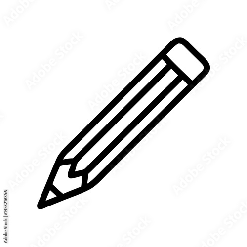 Pencil icons symbolize creativity and artistic expression. Essential for drawing, writing, and educational themes, these designs reflect the art of communication through simple tools.