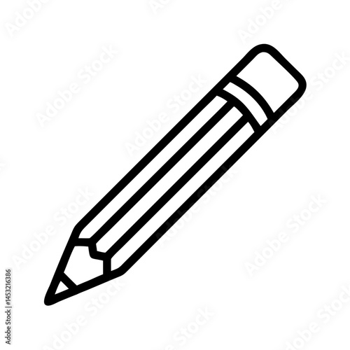 Pencil icons symbolize creativity and artistic expression. Essential for drawing, writing, and educational themes, these designs reflect the art of communication through simple tools.