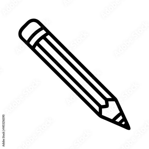 Pencil icons symbolize creativity and artistic expression. Essential for drawing, writing, and educational themes, these designs reflect the art of communication through simple tools.