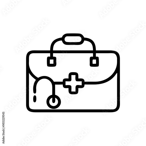 Icon of a doctorchest / first aid kit