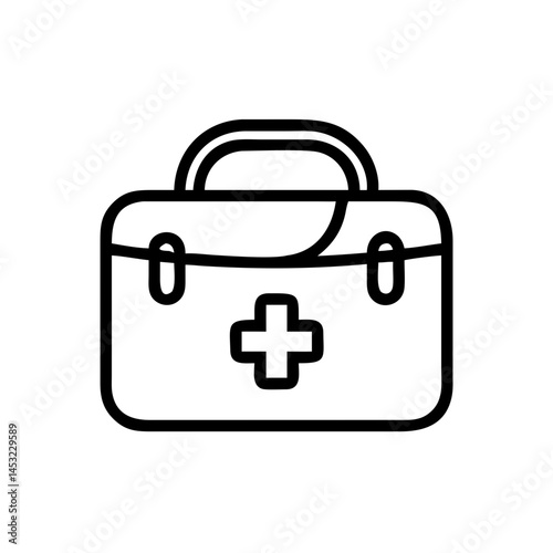 Icon of a doctorchest / first aid kit