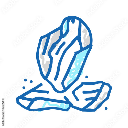 amphetamines drug icon doodle illustration