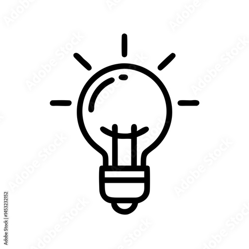 Icon of a Light Bulb
