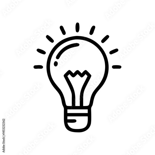 Icon of a Light Bulb