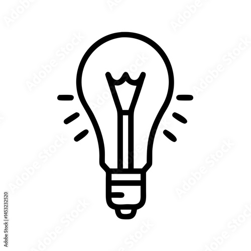 Icon of a Light Bulb