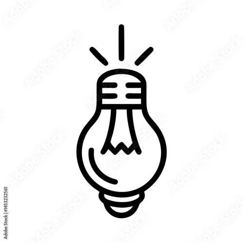 Icon of a Light Bulb