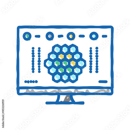 online board games video game icon doodle illustration