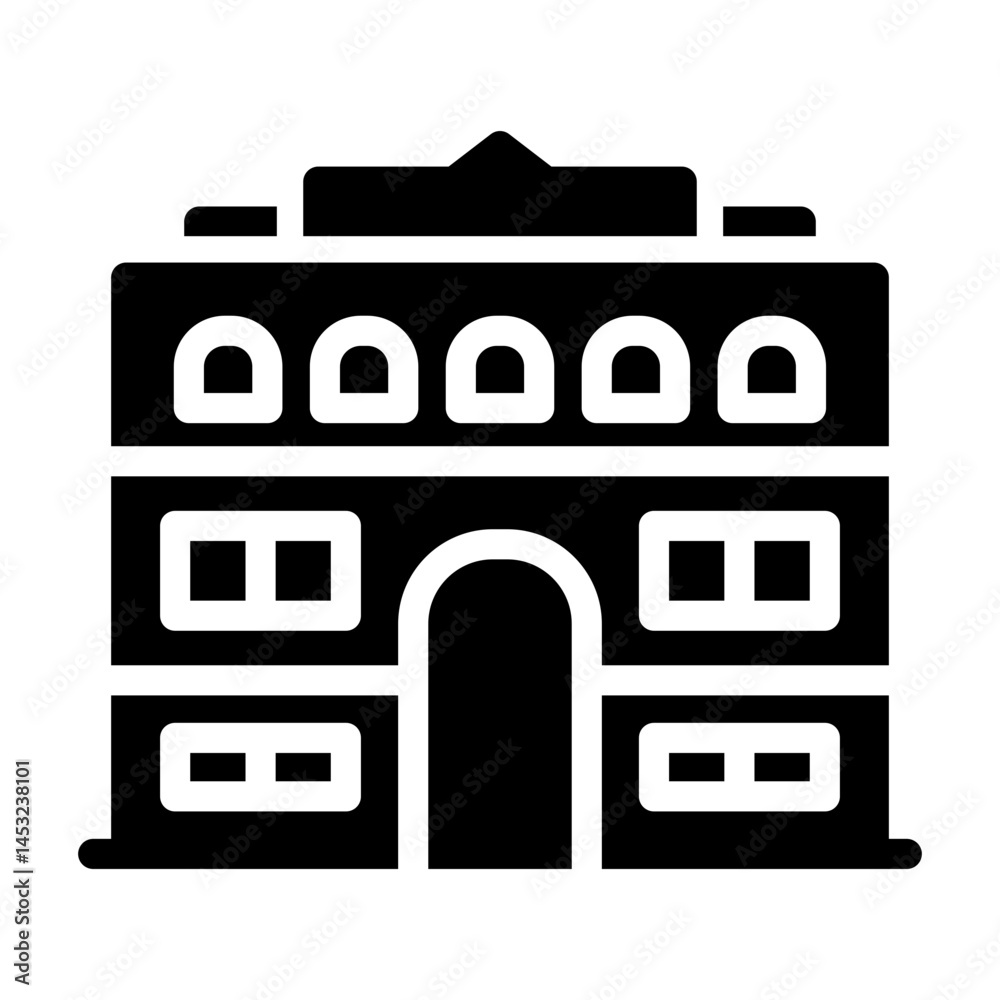 casa rosada Solid icon