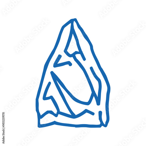 plastic bag icon doodle illustration