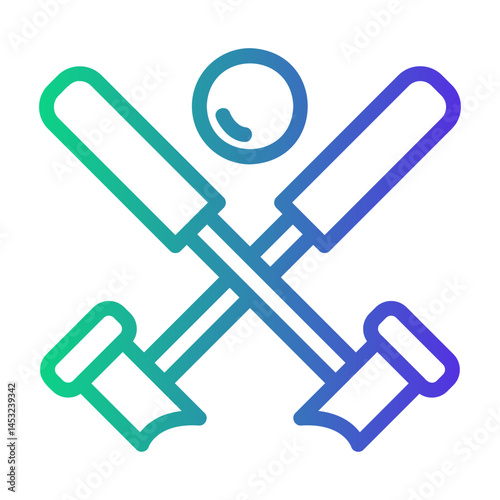 polo Line Gradient Icon