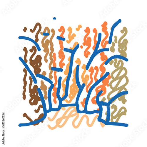 antelope canyon icon doodle illustration