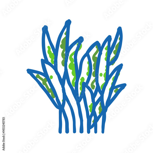 java fern icon doodle illustration