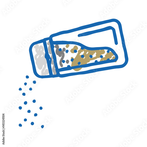 sprinkle pepper icon doodle illustration
