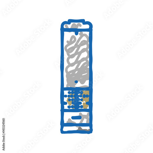 electric mill icon doodle illustration