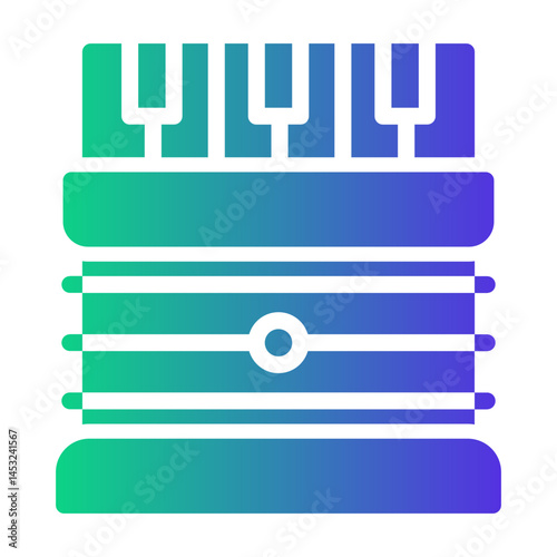 accordion Gradient icon