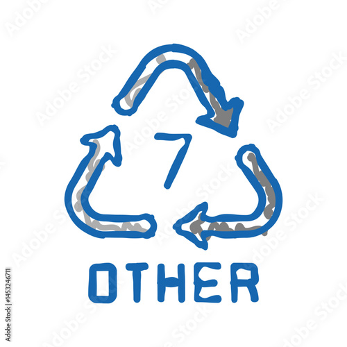 other plastic product sign icon doodle illustration