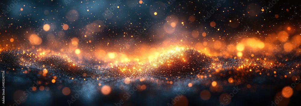 Abstract cosmic fiery sparks background design Abstract cosmic fiery sparks background design