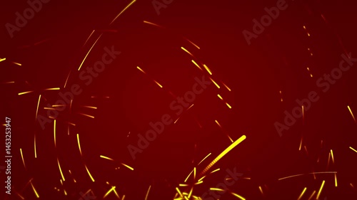 3d animation of a vibrant multicolored lights and particles leaving visible trails. Glowing neon lines. Information transition, big data streaming and flowing inside of optical fiber