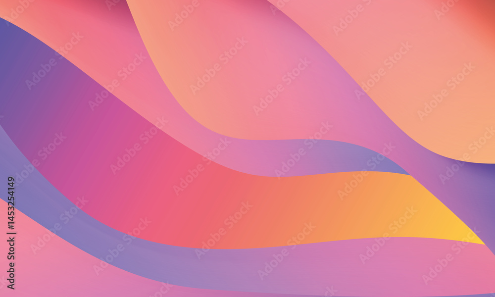 Colourful abstract background with waves. Colourful wave background, copy space for text, pink background, soft light, spa, skincare, website, business, social media. Wave overlap with light effects Colourful abstract background with waves. Colourful wave background, copy space for text, pink background, soft light, spa, skincare, website, business, social media. Wave overlap with light effects