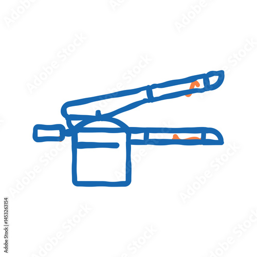 ricer potato icon doodle illustration