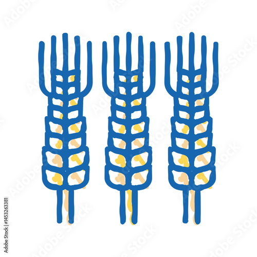barley beer drink icon doodle illustration