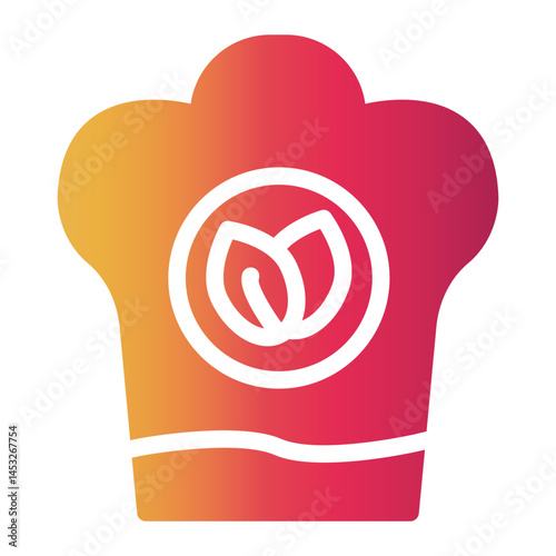chef hat Gradient icon