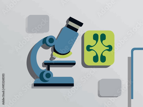Scientific Discovery and Research Conceptual Illustration