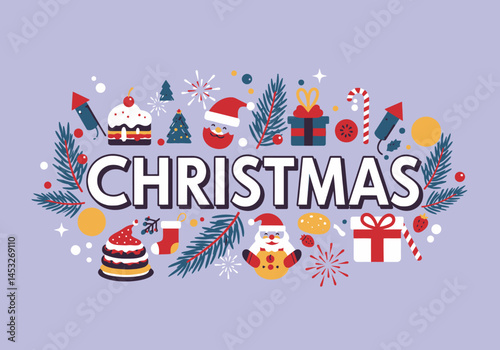 Whimsical Christmas Celebration with Festive Holiday Decorations