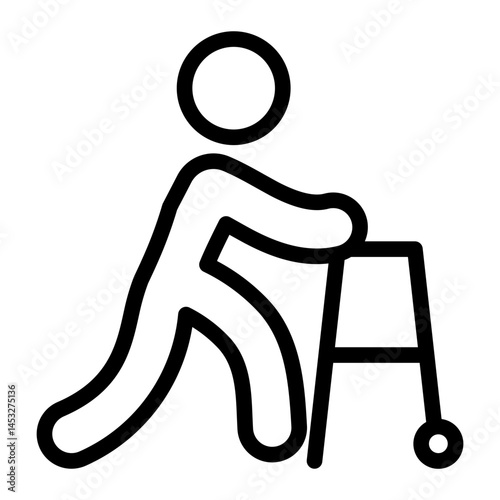 stairs Line Icon
