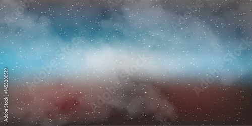Light blue vector pattern with night sky stars.