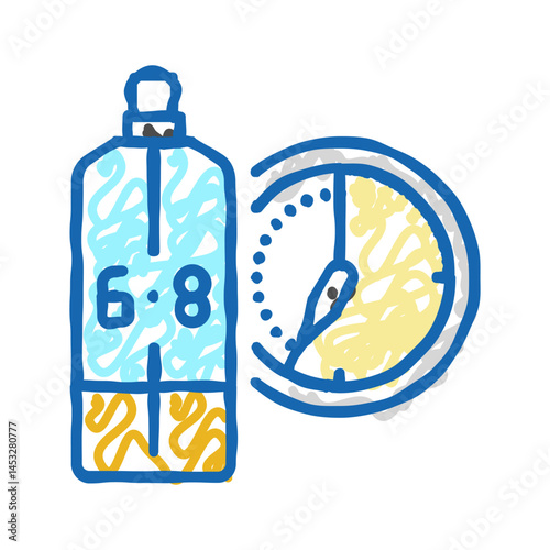 eau de parfum edp cosmetic icon doodle illustration