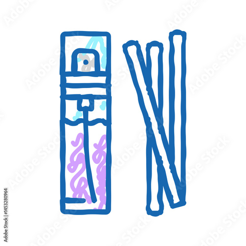 tester perfume cosmetic icon doodle illustration
