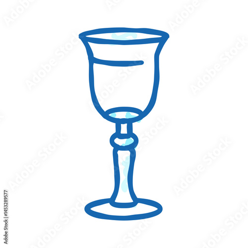 bar wine glass icon doodle illustration