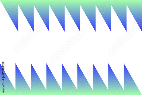Triangular and Triangle Shapes and Designs Green and Blue Colors Grainy Texture Modern Abstract Background Geometric Background