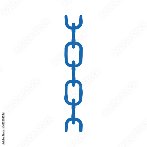 cable chain icon doodle illustration