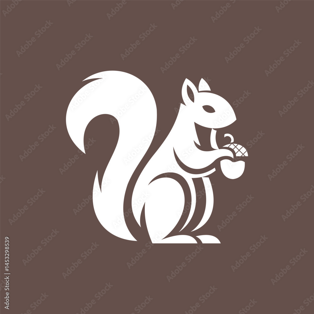Naklejka premium Professional Squirrel Logo Branding Package
