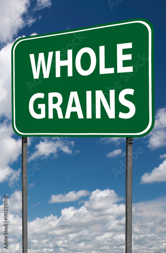 whole grains sign