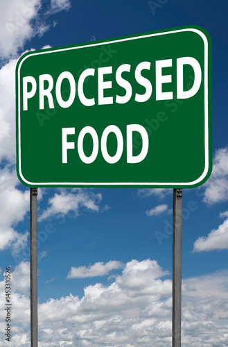 processed food sign
