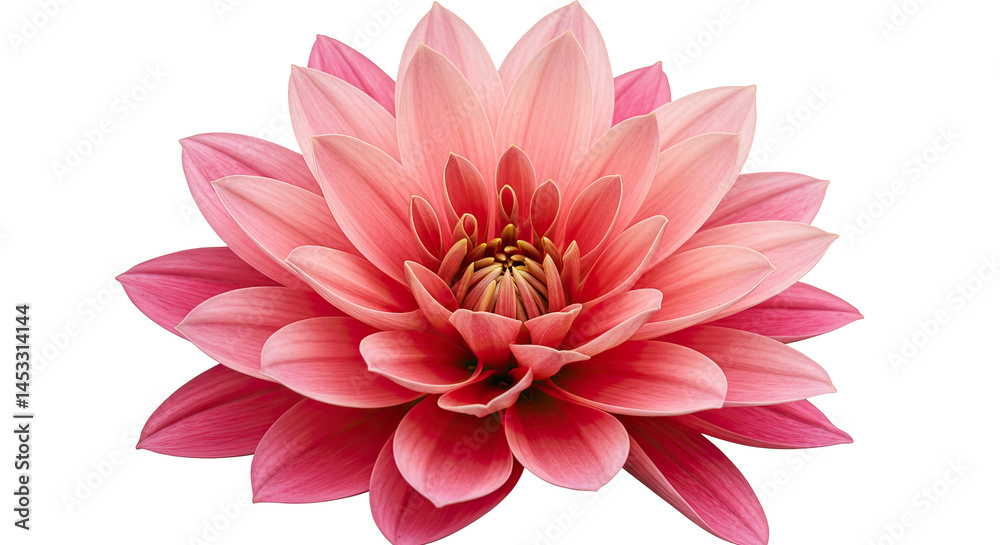 Obraz premium Peach-Toned Dahlia with Soft Petals