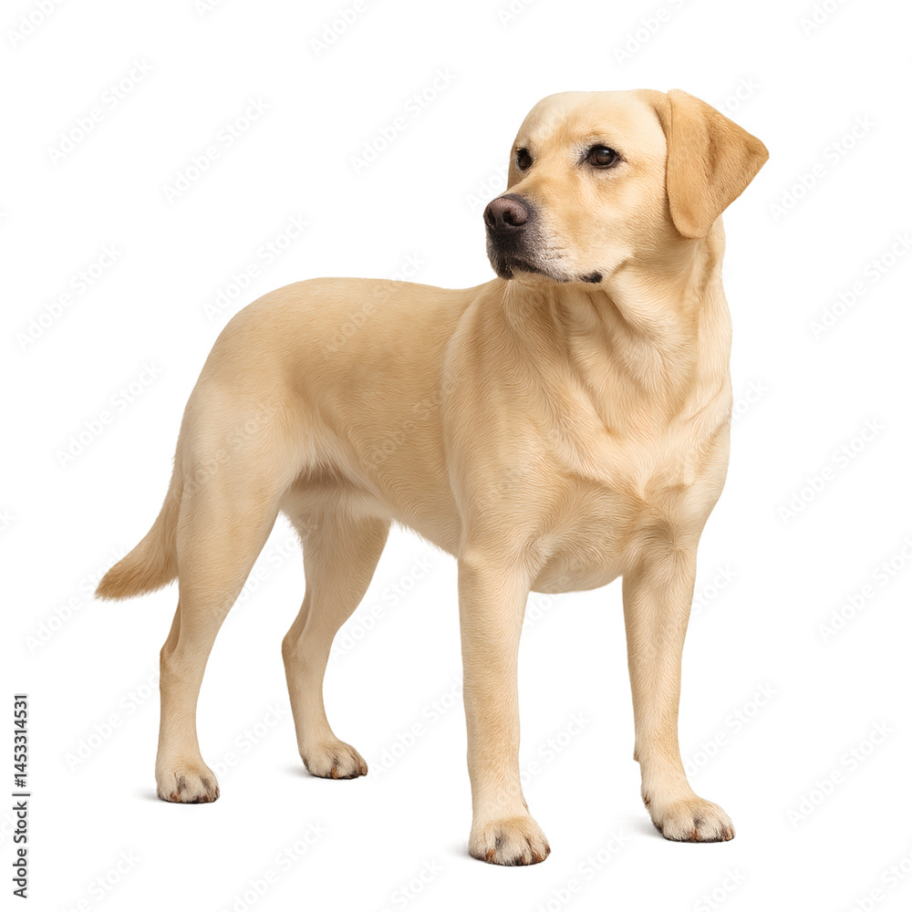 Alert Labrador Retriever Alert Labrador Retriever
