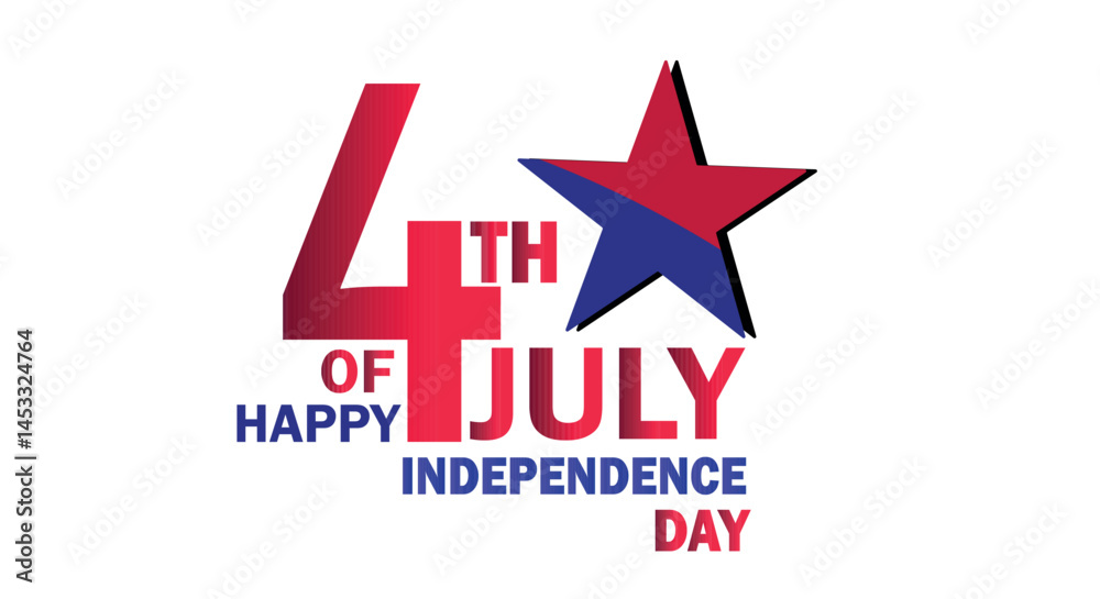 4th of july independence day. July fourth happy independence day text and star for banner, special offer, sales, shopping template, web , poster, banner,advertisement, social media etc png and vector 4th of july independence day. July fourth happy independence day text and star for banner, special offer, sales, shopping template, web , poster, banner,advertisement, social media etc png and vector