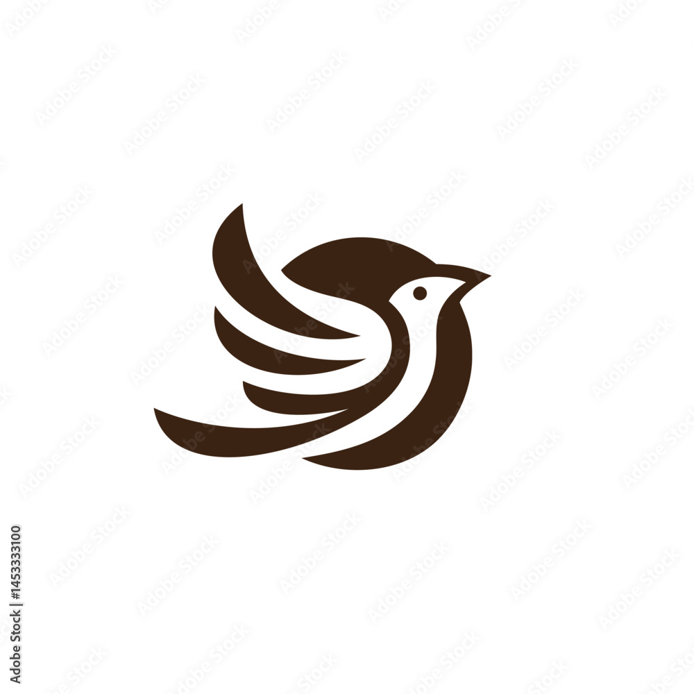 Obraz premium Dynamic Bird Logo Branding Concepts