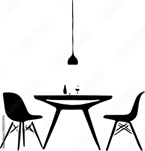 table and chairs