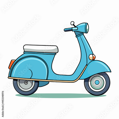 retro vintage scooter
