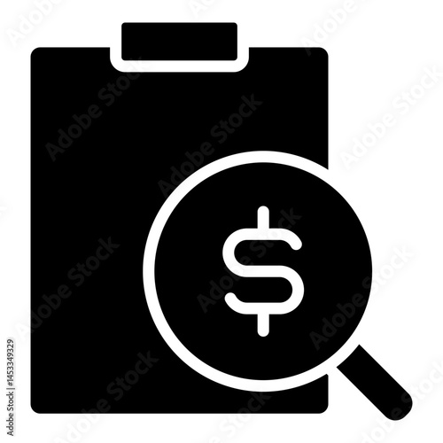 Auditing Glyph Icon