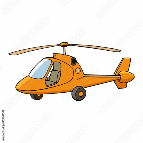helicopter vector illustration