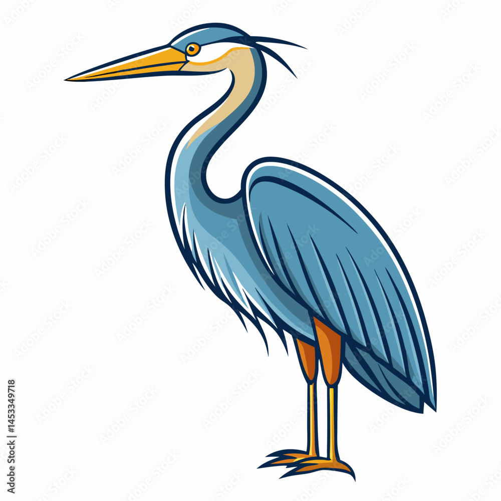 Obraz premium great blue heron