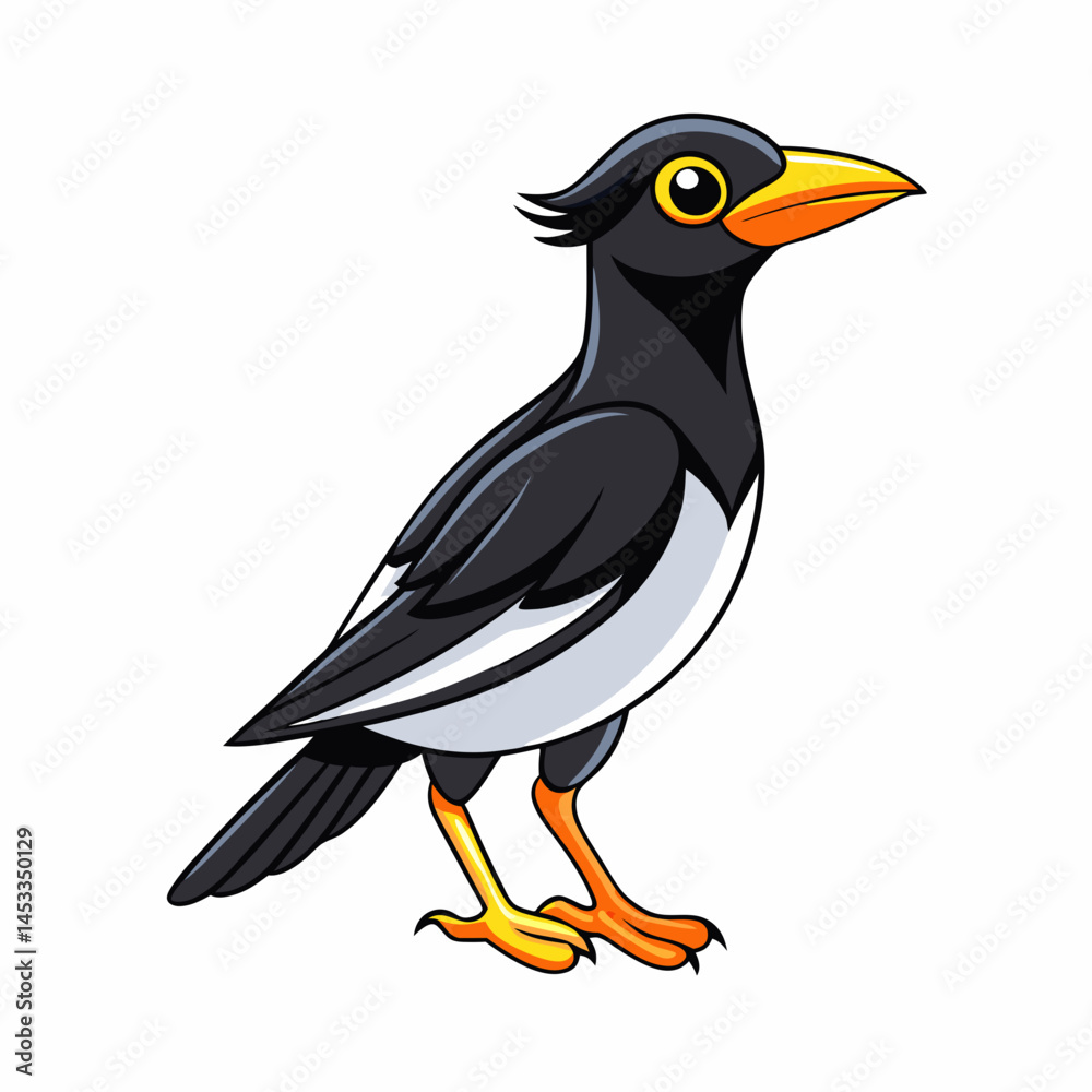 Obraz premium vector illustration of a bird