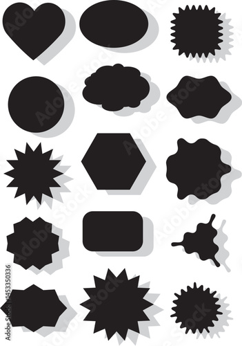 This illustration is a simple speech bubble frameset